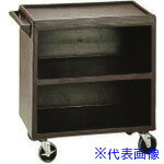 File Racks - ■TKG キャンブロサービスカート クローズタイプ BC330 ダークブラウン MSC036C(1939362)[送料別途お見積り][法人限定][掲外取寄]