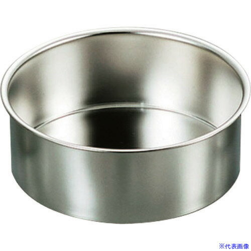 ■TKG SA18-8総絞りチーズケーキ用デコ共底 深型 18cm WDK02018(1939568)[送料別途見積り][法人・事業所..