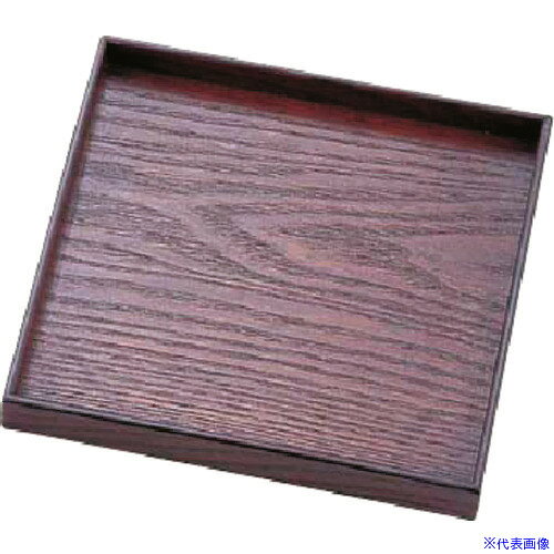 ■TKG 丸十 木製 宴 角皿 目摺り 5.0 PUT0601(1944533)[送料別途見積り][法人・事業所限定][掲外取寄]