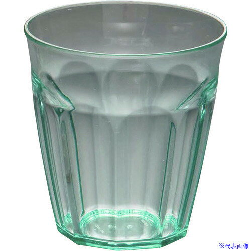 ■TKG 関東プラスチック リップル 10オンス タンブラー KB-280 グリーン PTVB003(1944546)[送料別途見積..