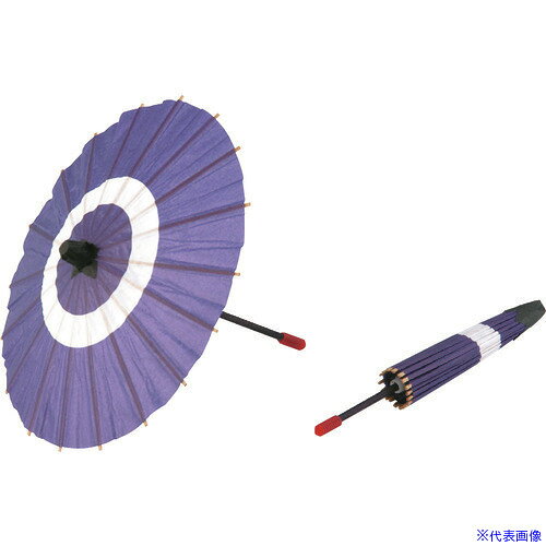 ■TKG ヤマコー 蛇ノ目傘 B(100入) 中 紫 QZY01003(1945702)[送料別途お見積り][法...