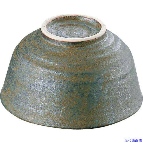 ■TKG エムズジャパン ナチュラルブラック茶碗 大 B03-08 RMSM401(1945798)[送料別途見積り][法人・事業..