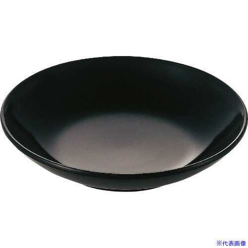 ■TKG エンテック メラミン シンプル食器 丸皿12 SP-23B 黒 RMLK903(1946052)[送料別途見積り][法人・事..