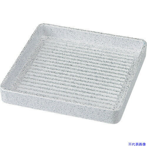 ■TKG 福井クラフト ABS製 正角肉皿 銀たたき 16cm 54250220 RNK8801(1946240)[送料別途見積り][法人・..