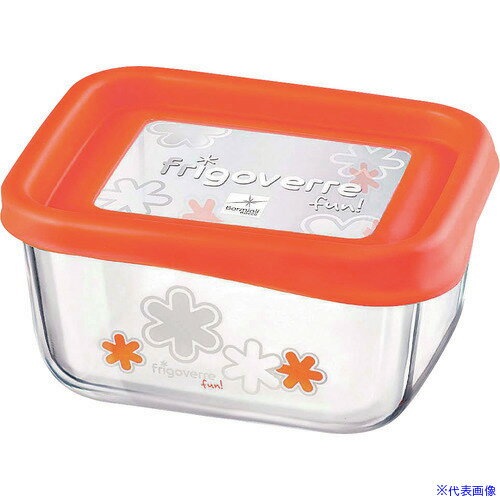 ■TKG Bormioli Rocco(ボルミオリ・ロッコ) フリゴベール・ファン システム13×10 3.35170.MQ7オレンジ R..