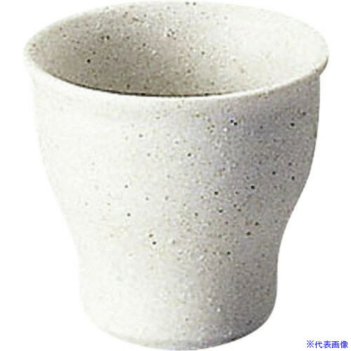 ■TKG エムズジャパン 粉引釉冷酒盃 D03-100 RLI9101(1947299)[送料別途見積り][法人・事業所限定][掲外..