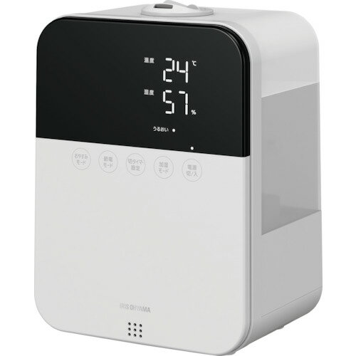 オレンジブック トラスコ中山　TRUSCOIRIS 513879 ハイブリッド加湿器 〔品番:HDK35W〕[ 注番:1948546]特長●コンパクトでインテリアにもマッチ、デザイン性の高い加湿器です。●抗菌銀カートリッジがタンク内の水を清潔に保ちます。●静電のタッチパネルなので、操作が楽に行えます。●アロマトレーにお好みのアロマオイル（市販）を滴下すると、アロマの香りが広がります。用途●乾燥した部屋などに。仕様●電源(V)：単相100●消費電力(W)(50/60Hz)：40●タンク容量(L)：4.5●色：ホワイト●幅(mm)：230●奥行(mm)：165●高さ(mm)：312●電源コード長さ(m)：1.2●加湿能力(ml/h)：350●連続加湿時間(h)：12●使用範囲目安：木造和室6畳、プレハブ洋室10畳●標準消費電力料金(50Hz)：10.9円/h●標準消費電力料金(60Hz)：10.9円/h●使用範囲目安木造(畳)：6●使用範囲目安プレハブ(畳)：10畳●標準消費電力料金(円/h)(50/60Hz)：1.08仕様2材質/仕上●ABS樹脂セット内容/付属品●リモコン●アロマパッド（予備）×2枚●お手入れブラシ注意原産国（名称）中国JANコード4967576442022本体質量1.9kgオレンジブック トラスコ中山　TRUSCOIRIS 513879 ハイブリッド加湿器 〔品番:HDK35W〕[注番:1948546][本体質量：1.9kg]《包装時基本サイズ：210×275×355》〔包装時質量：2400g〕分類》環境改善用品》寒さ対策用品》加湿器☆納期情報：オレンジブック掲載以外でメーカー直送品（送料元払い）【法人限定＝会社名ご記入お願い致します。】※北海道・沖縄・離島は運賃別途商品も含む