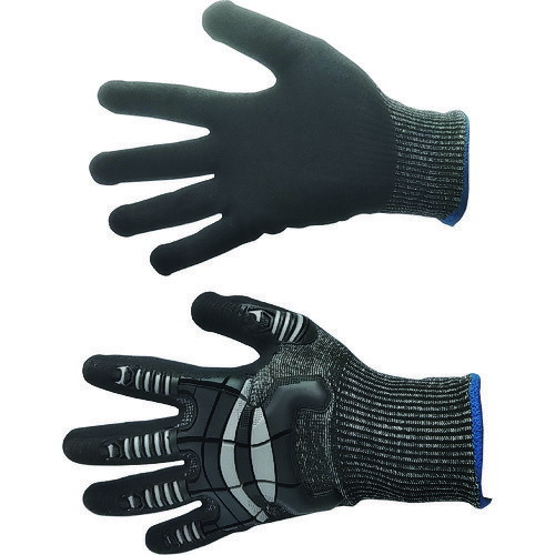 ■富士手袋 ナックルアーマーC4 黒 M 9900BKM(1949985)