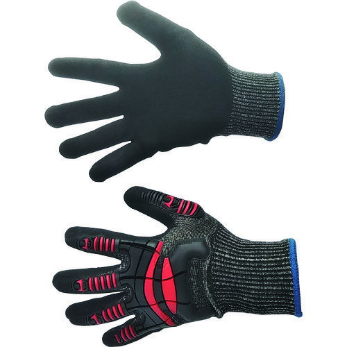 ■富士手袋 ナックルアーマーC4 赤 M 9900RM(1949987)