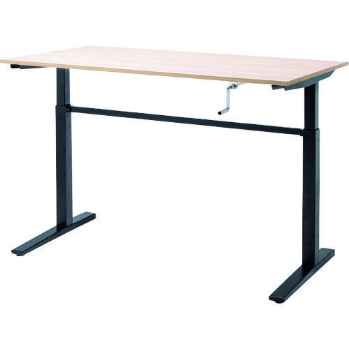 ■SANWA 手動昇降デスク ERDSH14070LMN(1953718)[送料別途お見積り][法人限定][直送]