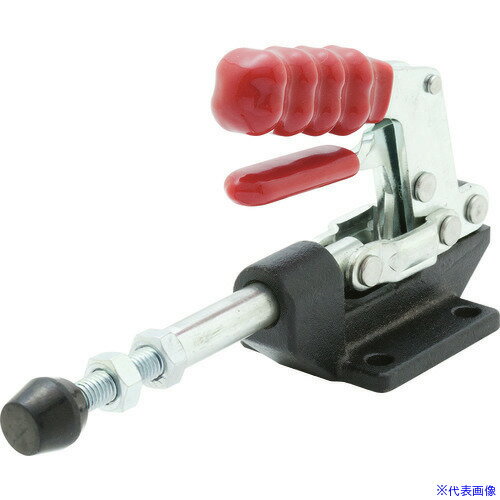 ■ST-SMITH 横押し型トグルクランプ ロック機構付 ハンドル操作角度180° フランジベース 締付力2.9kN 付属ボルト径M8 STHTC603L(1954459)