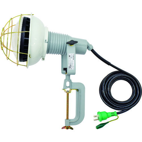 ■NICHIDO エコビックLED投光器50W 昼白色 E付 5M AFLE5005J(1955036)
