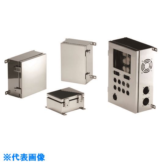 ■タカチ 外部取付足付開閉式防水・防塵ステンレスボックス SLM152206(1956366)[法人・事業所限定][外直送元]