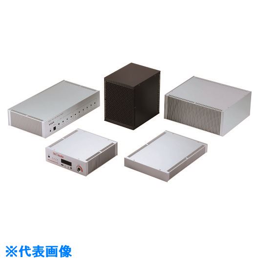 ■タカチ 縦型ヒートシンク式アルミサッシケース ブラック HY1492823BB(1957510)[法人限定][外直送元]