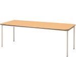 ■PLUS 618967)EBテーブル EB-188-64 WM EB18864WM(1960239)[送料別途お見積り][法人限定][外直送]