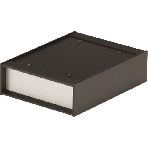 ■タカチ アルミサッシケース シルバー/ブラック SL442023BS(1961025)[法人・事業所限定][外直送元]