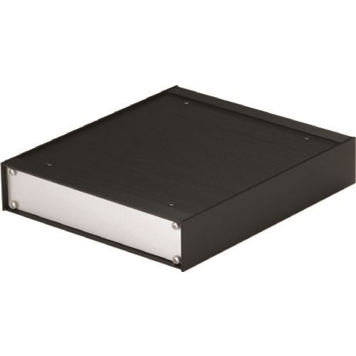 ■タカチ パネル脱着アルミサッシケース シルバー/ブラック POS1992643BS(1962442)[法人・事業所限定][外直送元]