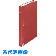 ■PLUS 88432)クリアーファイル40P FC−124EL A4S レッド FC124ELRD(1962892)[送料別途お見積り][法人限..