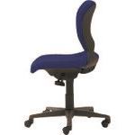 ■プラス 655162)事務イス オーバル 防炎 KC-Z26S2L LB KCZ26S2LLB(1963396)[送料別途見積り][法人・事業所限定][外直送]