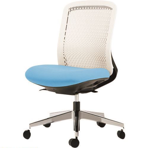 ■プラス 41611)事務イス Try KC-TR52SEL SB KCTR52SELSB(1964920)[送料別途見積り][法人・事業所限定][..