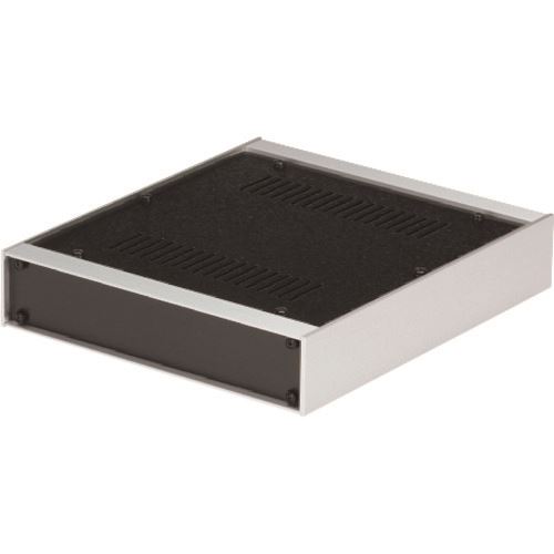 ■タカチ パネル脱着アルミサッシケース ブラック/シルバー PSL1332643SB(1965548)[法人限定][外直送元]