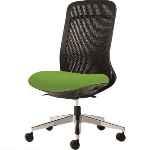 ■プラス 41594)事務イス Try KC-TR63SEL YG KCTR63SELYG(1969641)[送料別途見積り][法人・事業所限定][外直送]