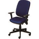 ■プラス 657703)事務イス プリセア KD-K53NL BL KDK53NLBL(1969761)[送料別途見積り][法人・事業所限定..