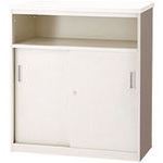 ■PLUS 32039)FK ハイカウンター中棚付引違い FK−09HT W4 FK09HTW4(1971275)[送料別途お見積り][法人限定][外直送]