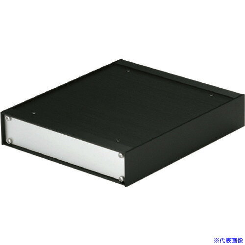 ■タカチ パネル脱着アルミサッシケース シルバー/ブラック POS882043BS(1971871)[法人限定][外直送元]