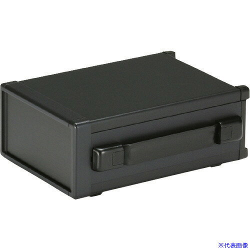 ■タカチ バンド取手付システムケース ブラック MOY662135B(1974640)[法人限定][外直送元]