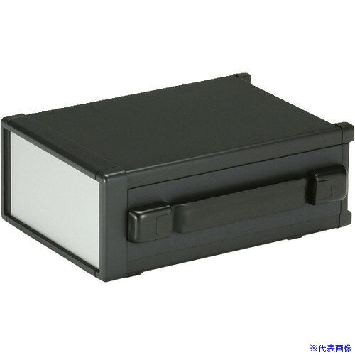 ■タカチ バンド取手付システムケース シルバー/ブラック MSY663235BS(1975690)[法人限定][外直送元]