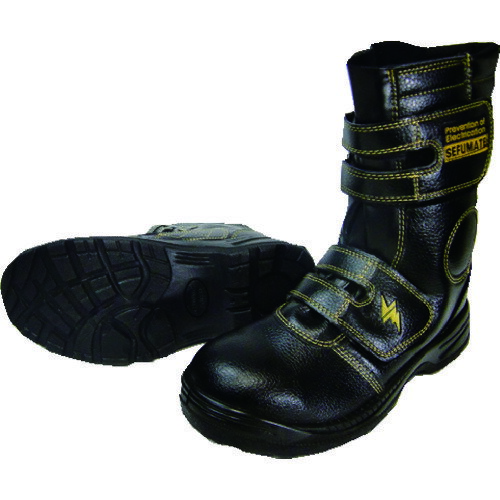 ■富士手袋 静電安全靴 黒(ブラック) 26.0cm 9989BK26.0(1979244)[送料別途お見積り][法人限定][掲外取寄]