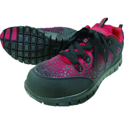 ■富士手袋 グラデーション安全靴 赤(レッド) 25.0cm 6505R25.0(1982443)[送料別途お見積り][法人限定][..