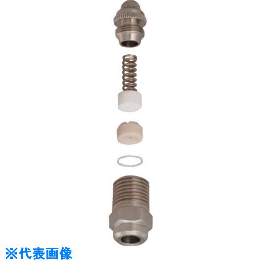 ■いけうち 小噴量形空円錐ノズル Kシリーズ ステンレス鋼303製 1/4オス 14MK015NS303W(1984820)[送料別途お見積り][法人限定][掲外取寄]