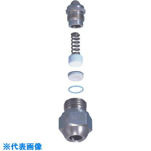■いけうち 微霧発生極小噴量形空円錐ノズル KBシリーズ ステンレス鋼303製 1/4オス 14MKB8028S303CVRW(1986314)[送料別途見積り][法人・事業所限定][外直送]
