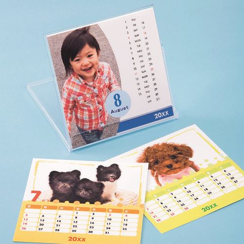 ■SANWA インクジェット手作りカレンダーキット(卓上用) JPCALSET25N(2005411)[法人・事業所限定][外直送元]
