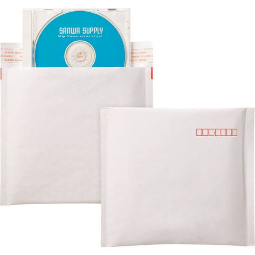 ■SANWA 郵送用クッション封筒(10枚セット) FCDDM3N10(2007184)[法人・事業所限定][外直送元]