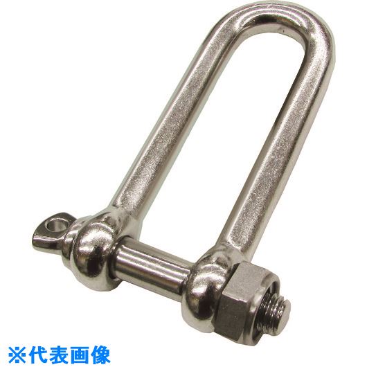 オレンジブック トラスコ中山　TRUSCO水本 ステンレス SPLUシャックル 呼び10mm 〔品番:SPLU10〕[ 注番:2013485]特長●緩み止めナットを使用しています。●緩みにくく、且つ施工しやすくスッキリした外観になっています。●L寸法が従来のシャックルの2倍の長さです。用途●チェーン・ワイヤ・ロープの端末金具として使用します。仕様●ねじ径：W3/8●使用荷重(kN)：4.12●B(mm)：20●D(mm)：10●L(mm)：80●d(mm)：20仕様2材質/仕上●ステンレス(SUS304)セット内容/付属品注意原産国（名称）中国JANコード4982970008636本体質量173gオレンジブック トラスコ中山　TRUSCO水本 ステンレス SPLUシャックル 呼び10mm 〔品番:SPLU10〕[注番:2013485][本体質量：173g]《包装時基本サイズ：100×67×20》〔包装時質量：173g〕分類》金物・建築資材》建築金物》荷役金具☆納期情報：メーカー取り寄品（弊社より発送）