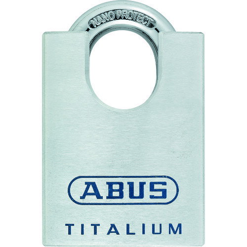 ■ABUS シャックルガード付シリンダー南京錠 TITALIUM 96CSTI/60 TITALIUM96CSTI60(2013512)