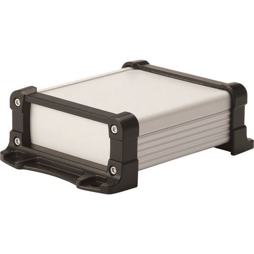 ■タカチ フランジ足付アルミケース アルミパネルタイプ シルバー/ブラック EXPF1179SB(2016111)[送料別途見積り][法人・事業所限定][掲外取寄]