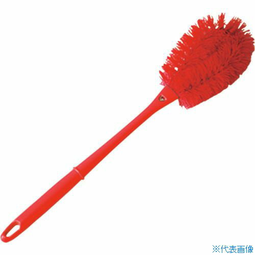 ■BURRTEC バーキュート柄付たわしLサイズ赤 柄(赤)BCTARH−LR 63205101(2018417)