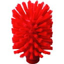 ■BURRTEC バーキュートプラス ボトルブラシ ヘッド 90mm 赤 BCP-B90R HACCAP対応 69471333(2018509)[送料別途お見積...