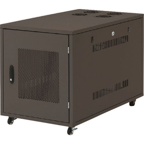 オレンジブック トラスコ中山　TRUSCOSANWA 19インチサーバーボックス(12U) 〔品番:CPSVNC5〕[ 注番:2019648]特長●サーバー、HUB、ルーターを収納できる19インチマウント付きボックスです。●W570mmのスリムボディになっており、通常のサーバーラックより30mm幅が小さくなっている為、設置の場所での省スペース化が図れます。●キャビネットの前後にEIA規格ユニバーサルピッチの19インチマウントフレームを装備です。●前後のマウントフレームは25mmピッチで可動します。●デスク下に収まるサイズになっています。(H580mm)●背面・側面には鍵(シリンダータイプ)が標準装備しています。●ファンはオプションにて背面部に2台、上部に4台まで取り付けが可能です。●本体底後部には床からの配線が可能なケーブル口があります。●前扉にはメッシュパネルを採用し効率よく前面吸気ができます。仕様●色：ブラック、フレームカラー：ブラック●底板耐荷重(kg)：50●組立人数：1●組立時間：20●マウント有効サイズ最小：446、最大：496●ケーブル口のサイズ_W：200×_H：70●マンセル値：N1.0仕様2●必要工具：手袋●セキュリティワイヤ取り付け可否：否●アジャスターの有無：なし、キャスターの有無：あり●納品形態：組立出荷(キャスターはお客様取付け)材質/仕上●本体：スチール(メラミン焼付塗装)セット内容/付属品●本体フレーム●前扉●背面・側面パネル●フロント・リアマウントアングル●キャスター●前扉用鍵×2本(1種類)●背・側面用鍵×2本(1種類)注意●オプションの棚板等を取り付けることで可動範囲が変わります。●ファンを取付けない場合はスリット入りのプレート取付けて穴を塞ぎます。●設置する機器によってはメンテナンス時などに扉を外す必要がある場合があります。●キャスターは長距離の移動を想定したものではありません。機器を乗せたままでの移動は行わないでください。原産国（名称）日本JANコード4969887141861本体質量0gオレンジブック トラスコ中山　TRUSCOSANWA 19インチサーバーボックス(12U) 〔品番:CPSVNC5〕[注番:2019648]分類》オフィス・住設用品》オフィス家具》パソコンラック☆納期情報：オレンジブック掲載以外でメーカー直送品【法人限定＝会社名ご記入お願い致します。】