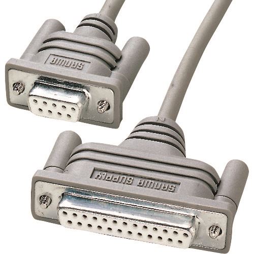 ■SANWA RS−232Cケーブル(インタリンク・クロス・2m) KRSL9252K(2019727)[送料別途お見積り][法人限定][..