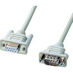 ■SANWA エコRS−232Cケーブル(3m) KREC9EN3(2022854)[送料別途お見積り][法人限定][掲外取寄]