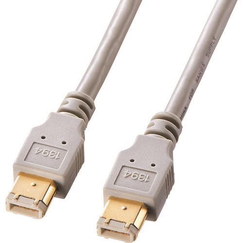 ■SANWA IEEE1394ケーブル KE13941K(2027578)[送料別途お見積り][法人限定][掲外取寄]