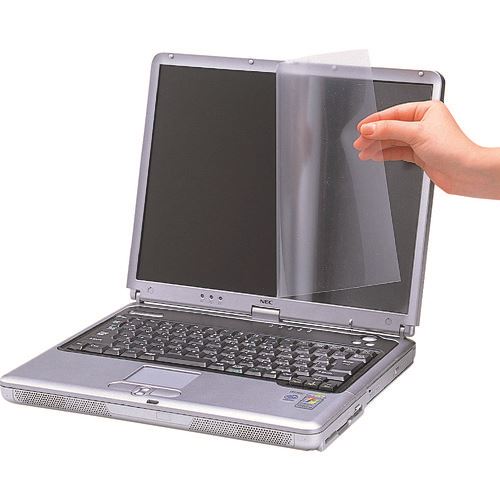 ■SANWA 液晶保護フィルム(15.4型ワイド) LCD154W(2031940)[送料別途お見積り][法人限定][掲外取寄]