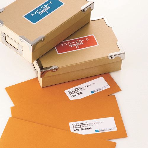 オレンジブック トラスコ中山　TRUSCOSANWA マルチラベル(12面・横長) 〔品番:LBEM14N〕[ 注番:2032341]特長●宛名ラベルや分類・表示ラベルに最適な横長サイズです。●つやなしマットタイプのラベルで、文字やイラストなどのお手軽な印刷におすすめです。はがれにくい強粘着タイプです。●粘着剤の剥離力を重く設定しているので、熱のかかるレーザープリンタの中でラベルが剥がれにくくなっています。●また、レーザープリンタの中で熱がかかっても糊がはみ出しにくく、ドラムを汚しにくい設計です。●プリンタを選ばず、マルチに使えるラベル。インクジェットプリンタ、カラー・モノクロレーザー、カラー・モノクロコピーなどで利用できます。●レーザープリンタの中で熱がかかっても糊がはみ出しにくく、ドラムを汚しにくい設計です。仕様●シートサイズ：A4(210×297mm)●重さ(g/［［M2］］)：120●厚み(mm)：0.13（ラベルのみ0.07mm)仕様2●ラベルサイズ(mm)：99×38●1シート12面付●入り数：20シート、240ラベル入り●白色度(%)：82%●適合プリンタ：インクジェットプリンタ※写真画像をきれいに印刷する用途には向きません。カラー・モノクロレーザープリンタ※プリンタによって印刷可能な用紙の厚さ・坪量が異なります。詳しくは各プリンタの取扱説明書をご覧下さい。カラー・モノクロコピー、熱転写プリンタ(インクリボン使用時のみ）材質/仕上セット内容/付属品注意●インクジェットプリンタで写真画像中心の印刷には向きません。●ラベルに対応していないカラー・モノクロレーザープリンタでは使用できません。●カラー・モノクロレーザープリンタには、印刷可能な用紙・ラベルの坪量(138g/m2以下、など）があります。対応可能な坪量かどうかご確認の上、ご利用ください。●トナーの良好な定着のためには、印刷時に適切な用紙設定が必要です。原産国（名称）日本JANコード4969887425169本体質量0gオレンジブック トラスコ中山　TRUSCOSANWA マルチラベル(12面・横長) 〔品番:LBEM14N〕[注番:2032341]分類》オフィス・住設用品》オフィス備品》ラベル用品☆納期情報：メーカー取り寄品（弊社より発送）