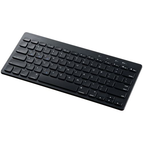 ■SANWA タブレットスタンド機能付きBTキーボード SKBBT28BK(2034184)[法人限定][外直送元]