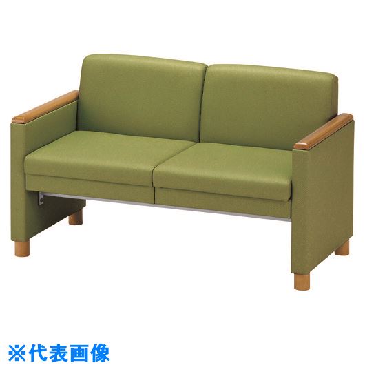 Lobby Chairs - ■MIZUNO ロビーチェア 背付き MWC520AROU5(2035186)[送料別途お見積り][法人限定][外直送]